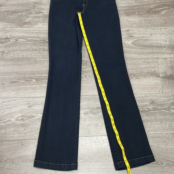 Second Yoga Jeans Mid Rise Straight Leg Dark Wash Stretch Denim 29 - Picture 10 of 16